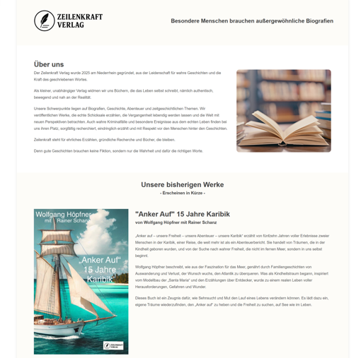 Zeilenkraft Verlag Rainer Schanz Preview